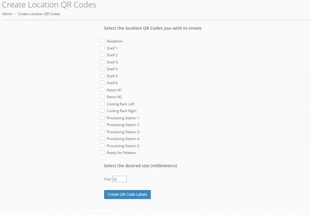 Create Location QR Codes – Halcyon Help